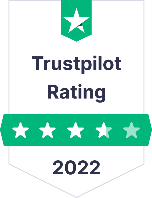 Trustpilot rating 5/5 2022 for Inbox Pirates